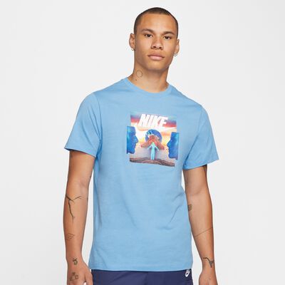 Commander NIKE Sportswear Men's T-Shirt university blue T-shirts sur SNIPES