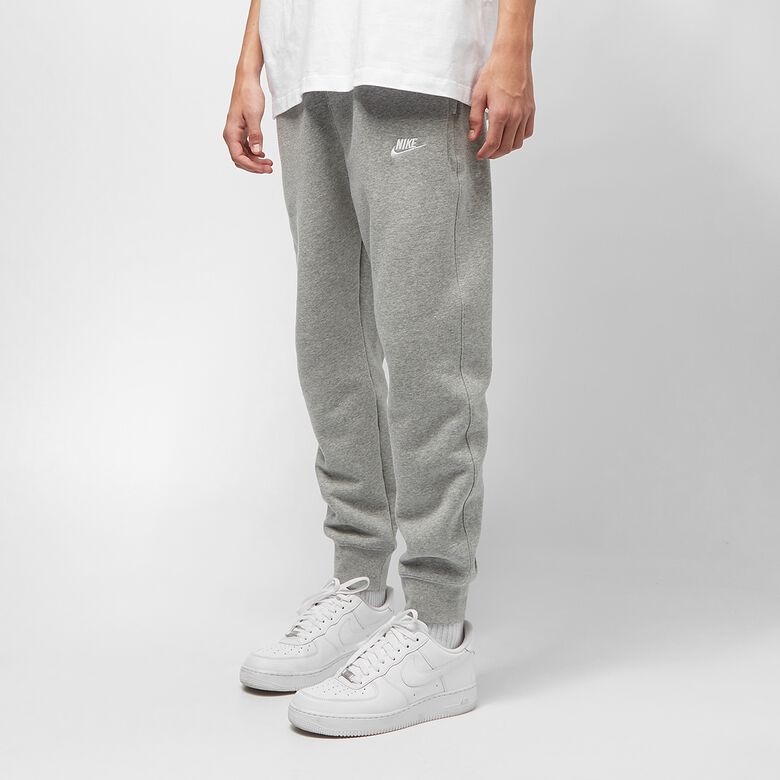Nike Sportswear CLUB JGGR FT - Pantalon de survêtement - dark grey  heather/matte silver/white/gris foncé - ZALANDO.CH