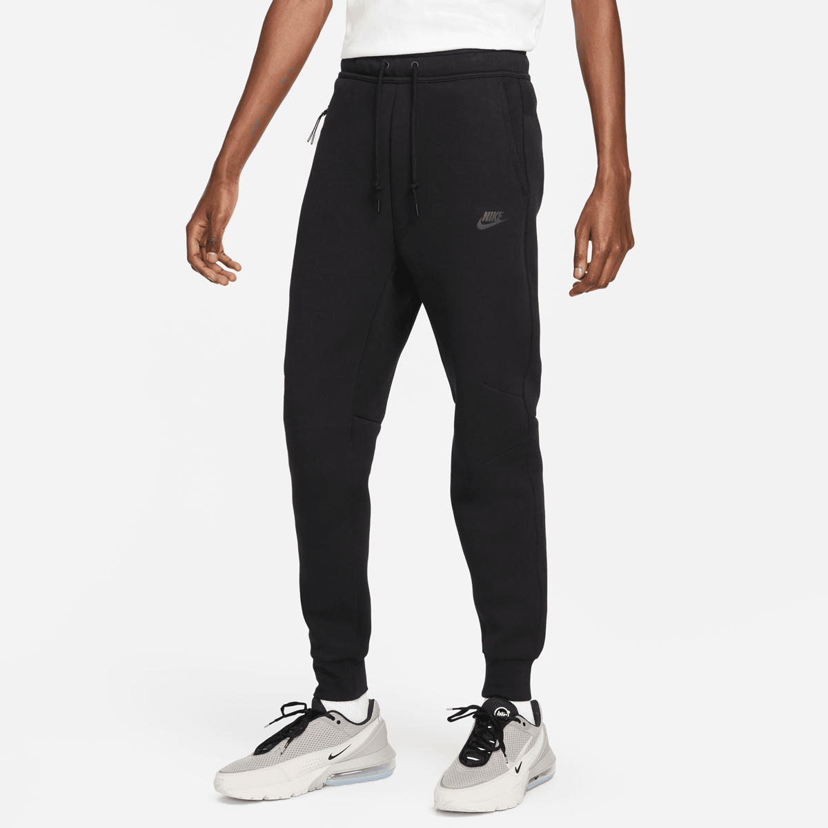 Tech Fleece Slim Fit Jogger Sweatpants, NIKE, Apparel, black/black, taille: XS