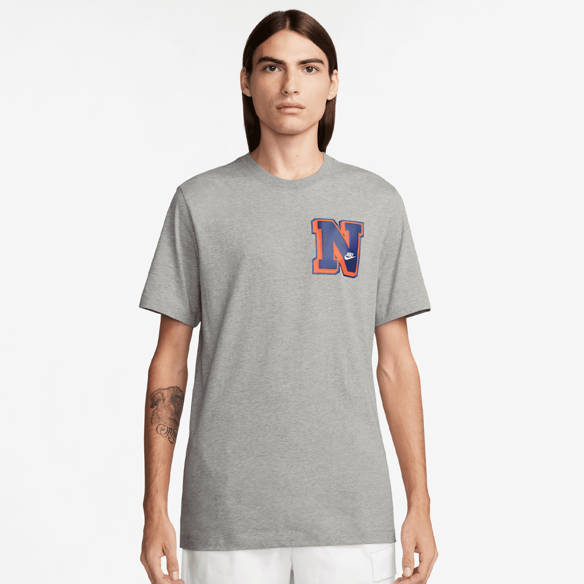Nike Sportswear Short Sleeve T-Shirt, NIKE, Apparel, dk grey heather, taille: S