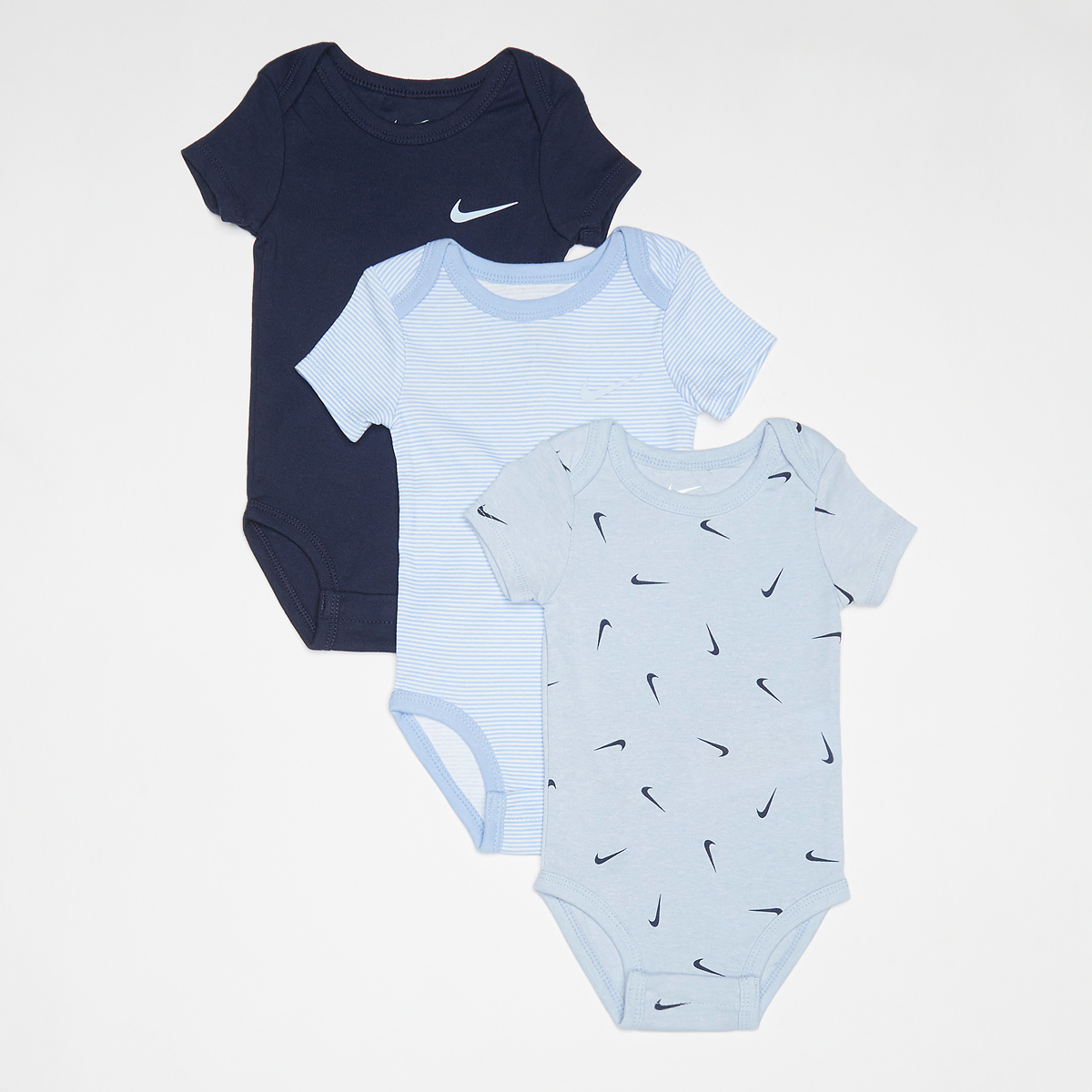 Baby Essentials Bodysuit (3 Pack), NIKE, Apparel, cobalt bliss heather, taille: 0-3 m