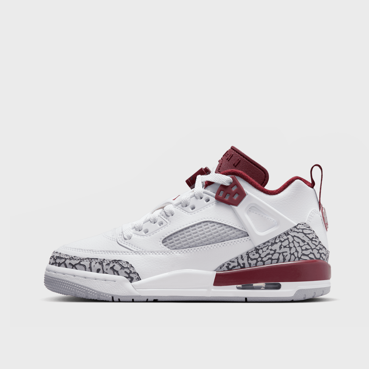 Spizike Low (GS), JORDAN, Footwear, white/team red/wolf grey/anthracite, taille: 36