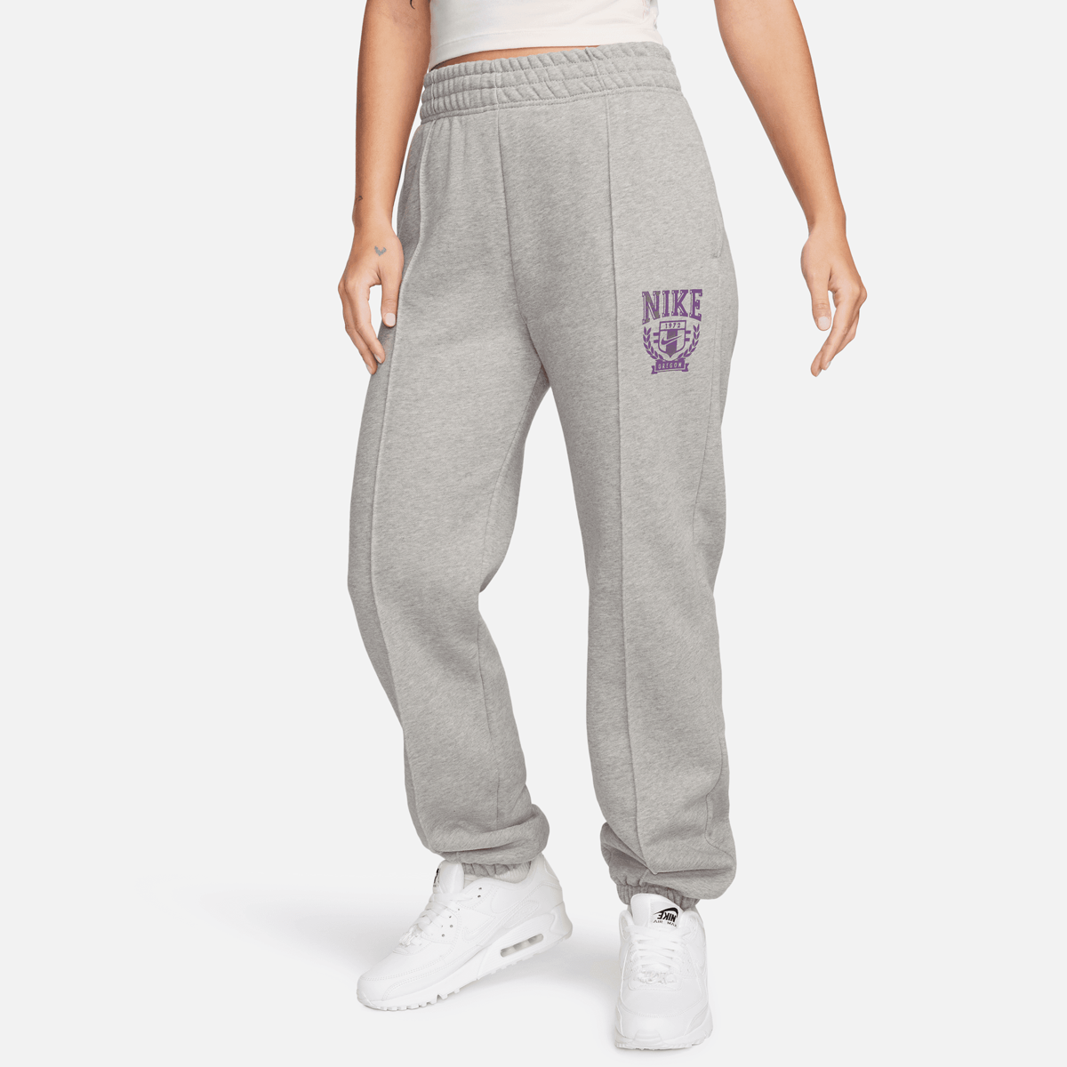 Sportswear Fleece Pants Varsity, NIKE, Apparel, dk grey heather, taille: XS