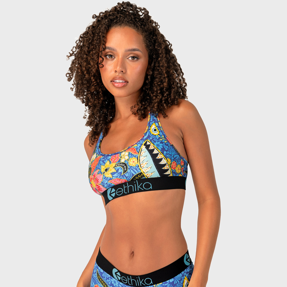 ethika bmr batik - sports bra, soutiens-gorge, femme, multicolor, taille: l, tailles disponibles:xs,s,m,l