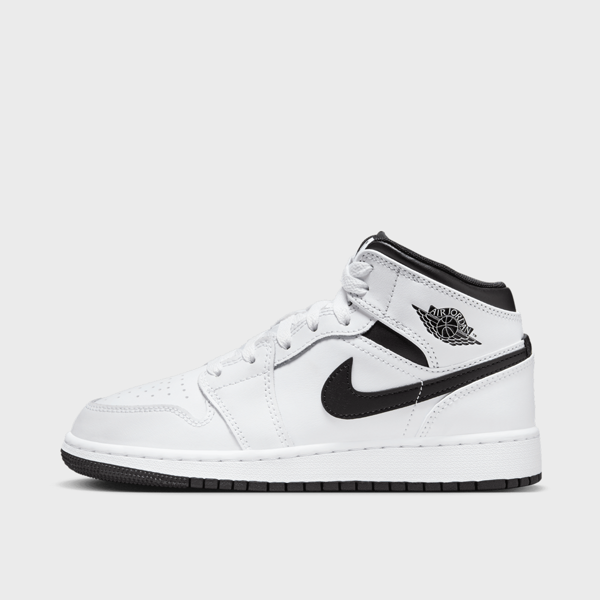 Air Jordan 1 Mid (GS), JORDAN, Footwear, white/black-white-black, taille: 36