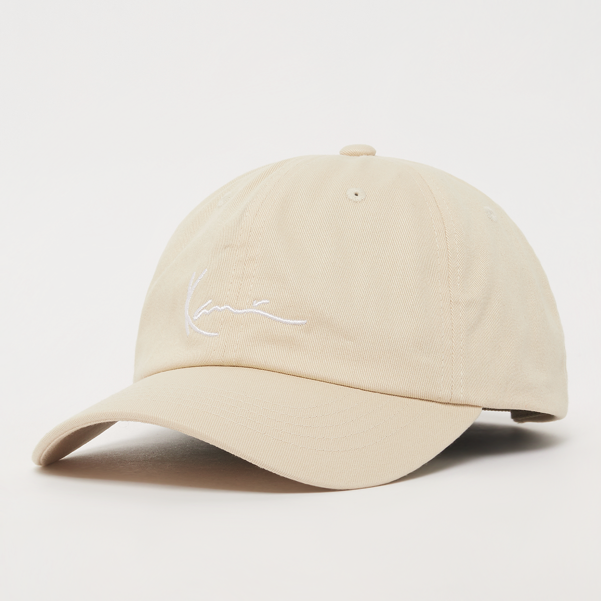 signature cap, karl kani, accessoires, sand, taille: one size