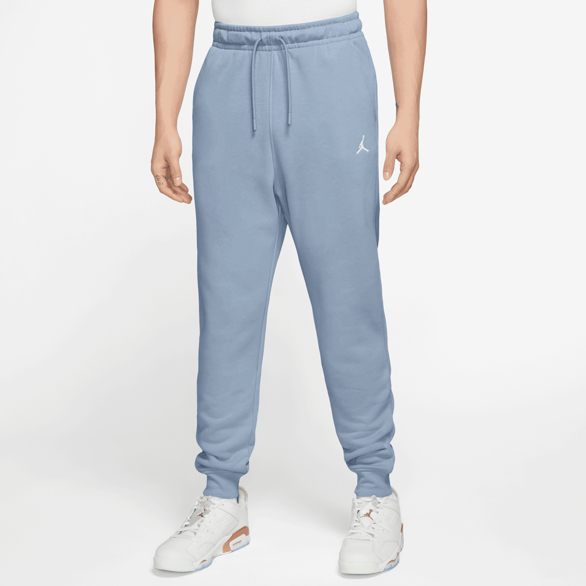 Essentials Fleece Pants, JORDAN, Apparel, blue grey/white, taille: S