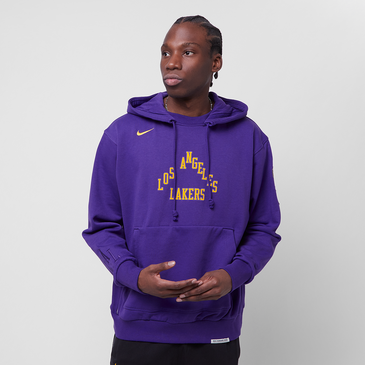 Los Angeles Lakers Standard Issue City Edition Hoody, NIKE, Apparel, field purple, taille: S