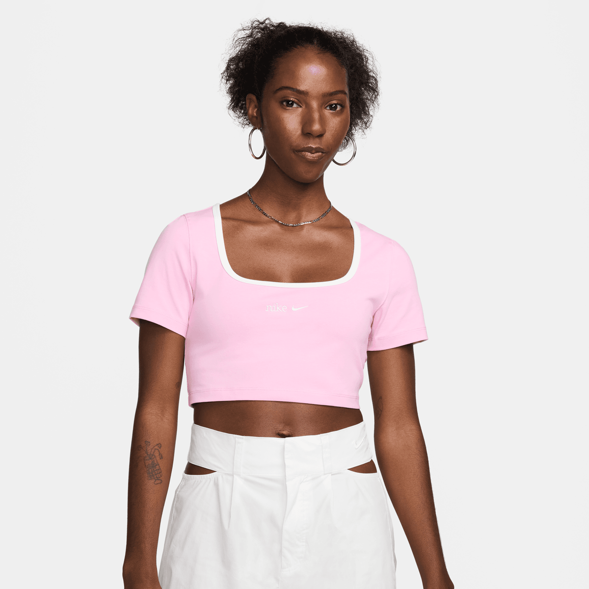 Sportswear Trend Tee Baby, NIKE, Apparel, pink rise, taille: XS