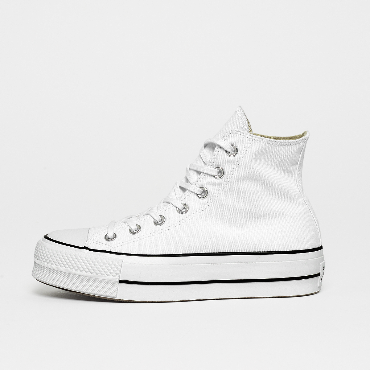 Chuck Taylor All Star Lift Hi, Converse, Footwear, white/black/white, taille: 36.5