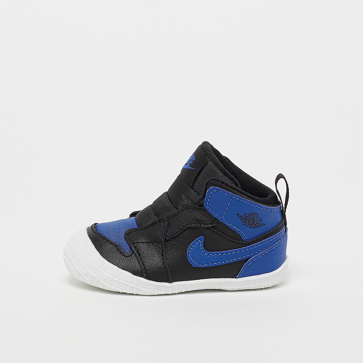 jordan 1 crib bootie (td), basketball, chaussures, black/varsity royal/white, taille: 16, tailles disponibles:17,18.5,19.5,16