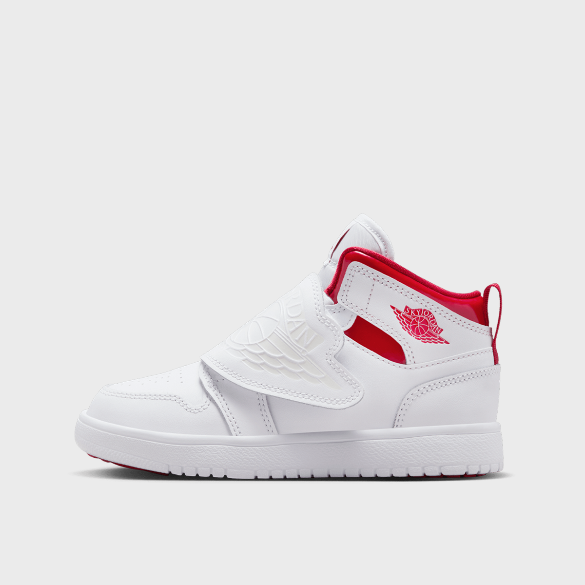 Sky Jordan 1 (PS), JORDAN, Footwear, white/summit white-varsity red, taille: 30