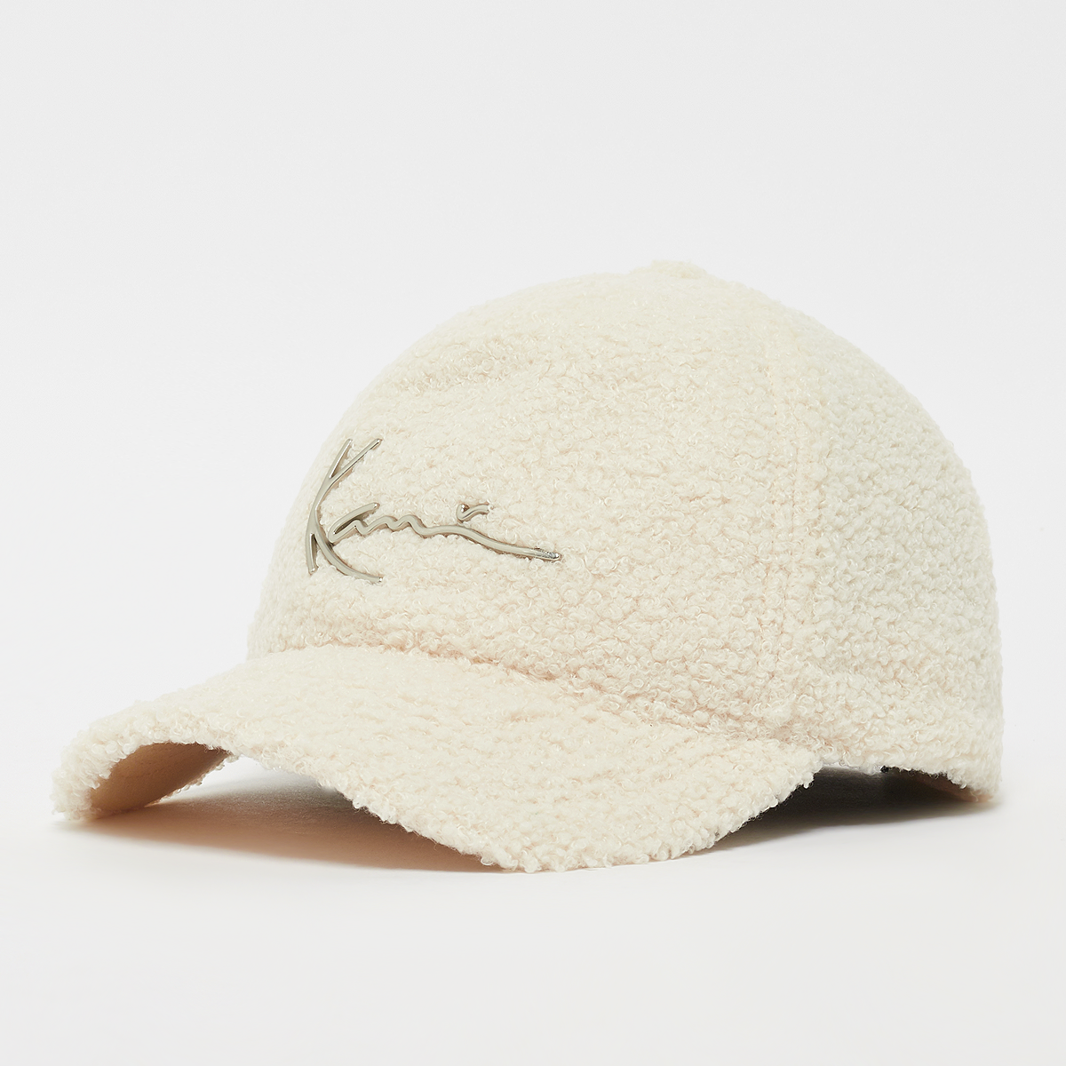 signature teddy cap, karl kani, accessoires, off white, taille: one size