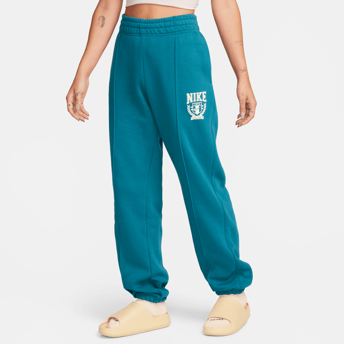 Sportswear Fleece Pants Varsity, NIKE, Apparel, geode teal, taille: XS