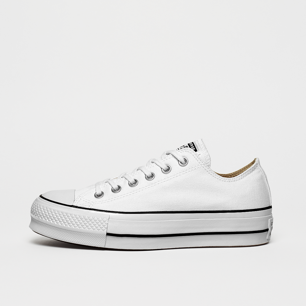 Chuck Taylor All Star Lift OX, Converse, Footwear, white/black/white, taille: 39.5