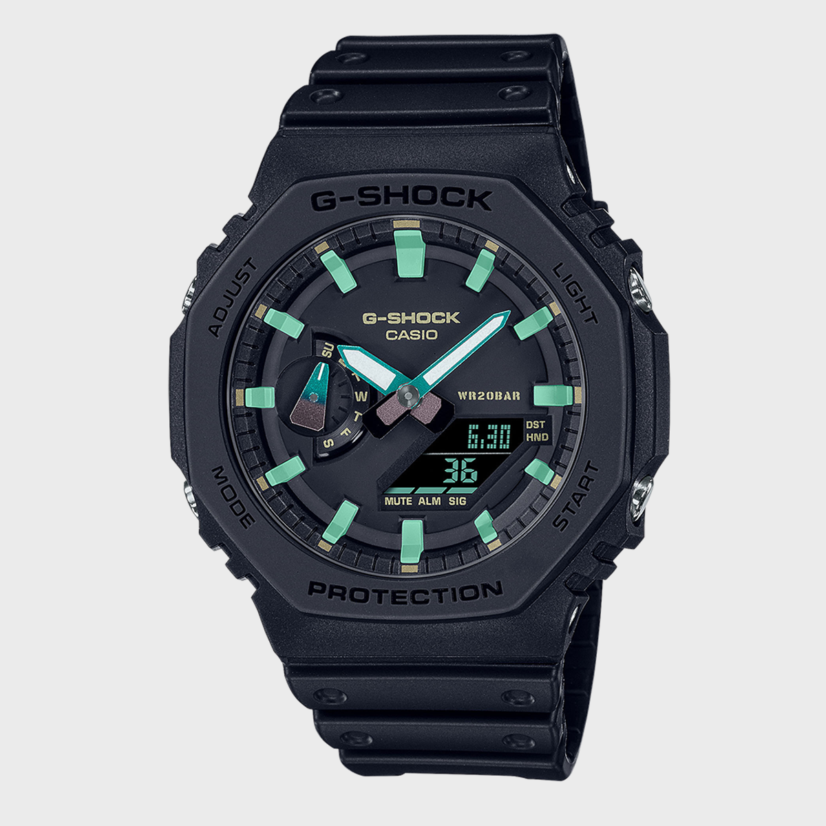 GA-2100RC-1AER, G-Shock, Bags, black, taille: one size