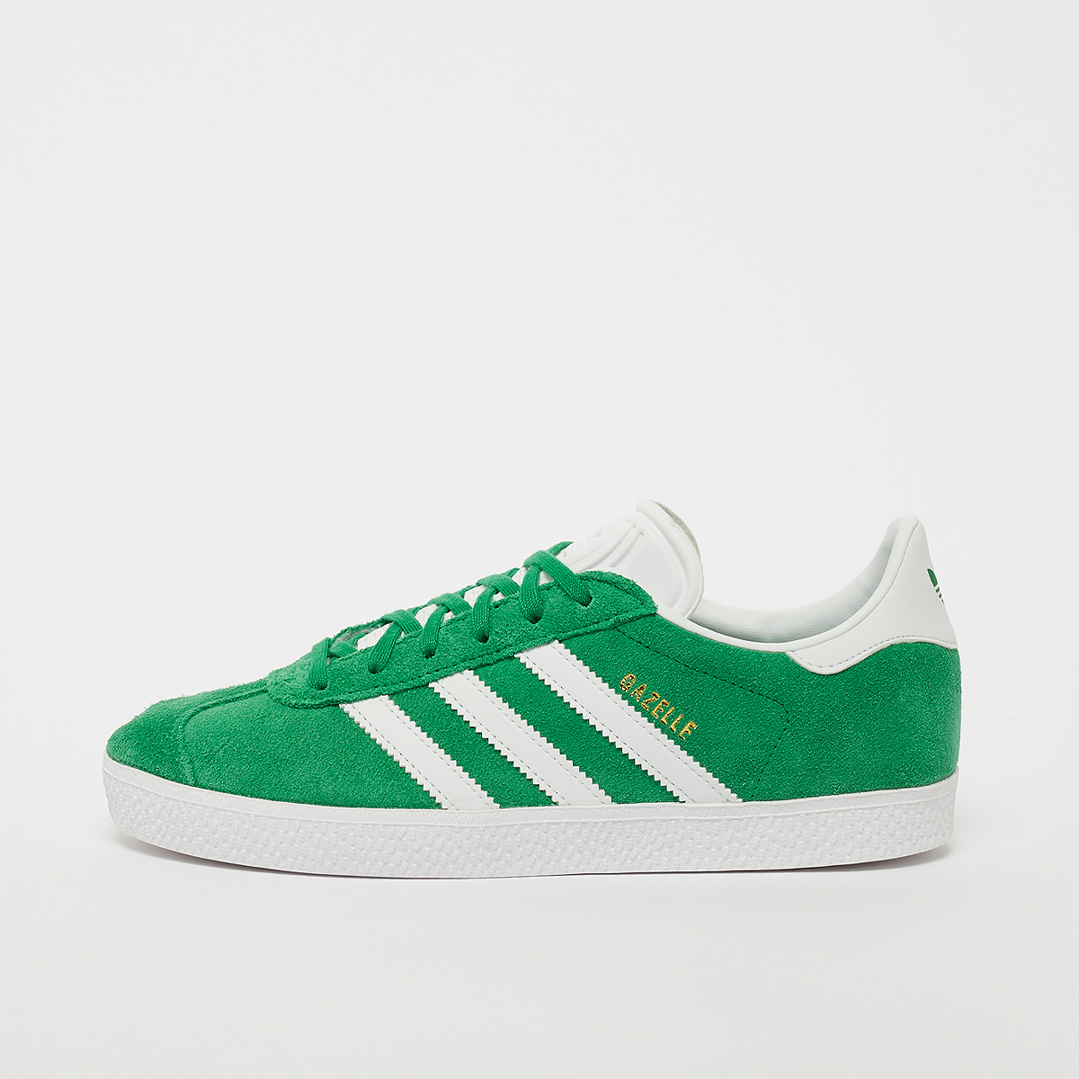 Sneaker Gazelle J, adidas Originals, Footwear, linen green/ftwr white/gold met., taille: 36