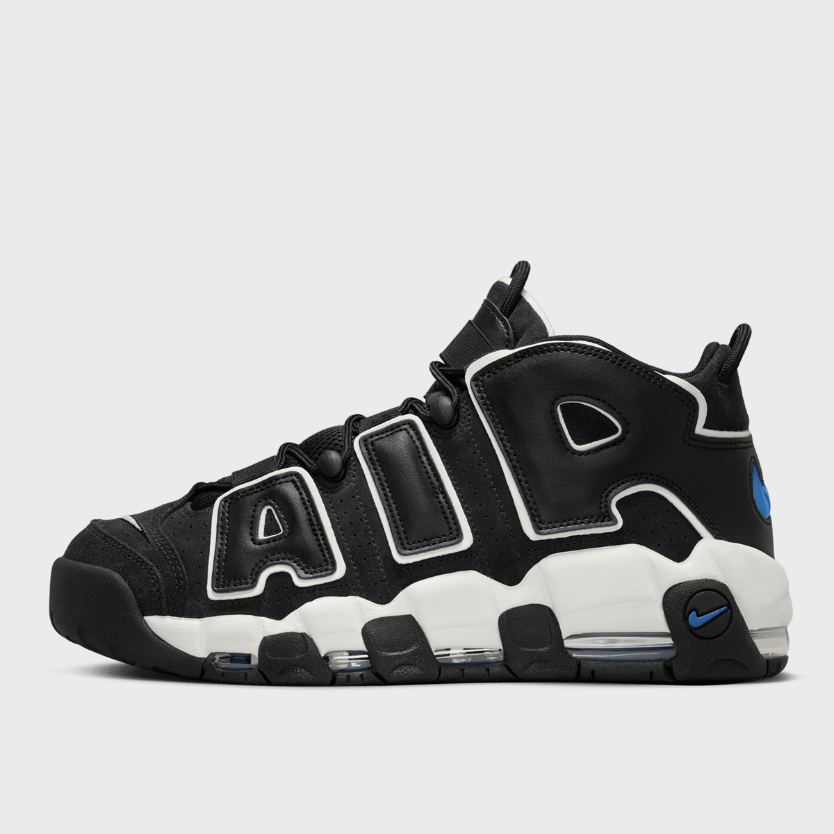 Air More Uptempo ´96, NIKE, Footwear, black/star blue/summit white/sail, taille: 42
