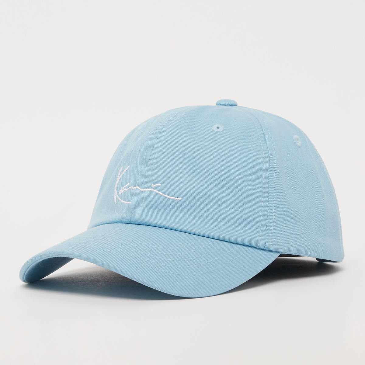 signature cap, karl kani, accessoires, light blue, taille: one size