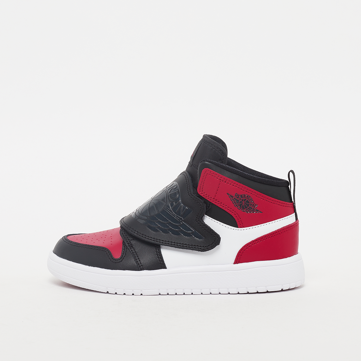 Sky Jordan 1 (PS), JORDAN, Footwear, black/anthracite/varsity red/white, taille: 33.5