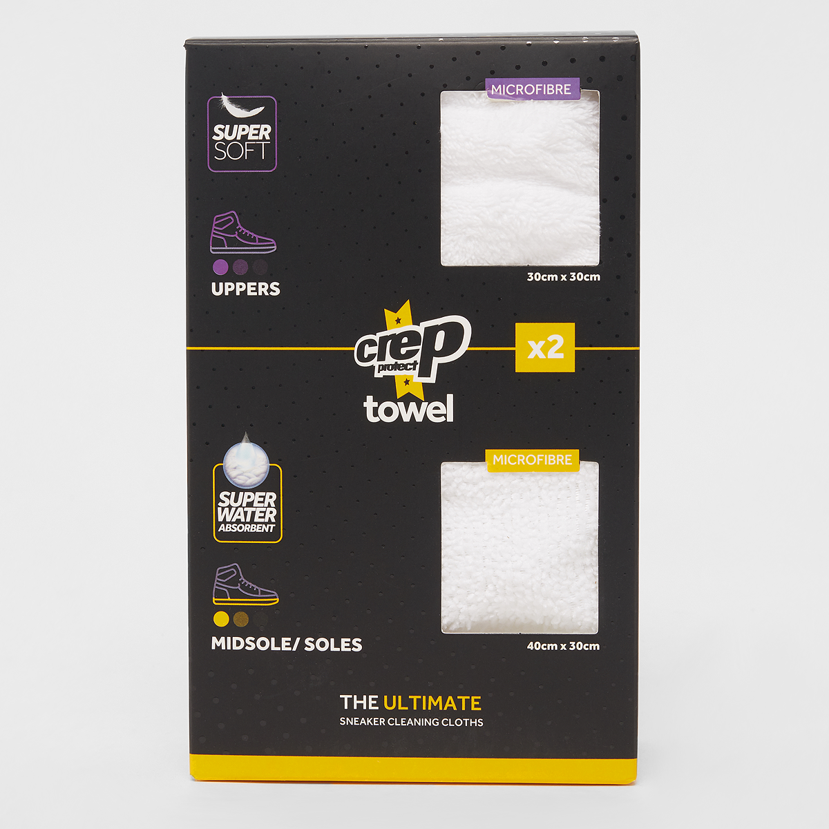 sneaker cleaning towels (2 pack)
