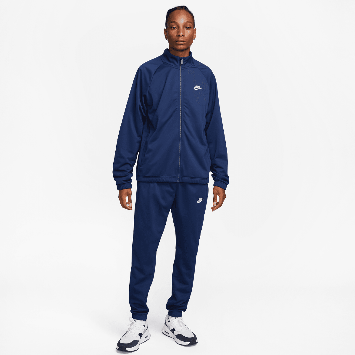 Club Poly-Knit Tracksuit, NIKE, Apparel, midnight navy/white, taille: S