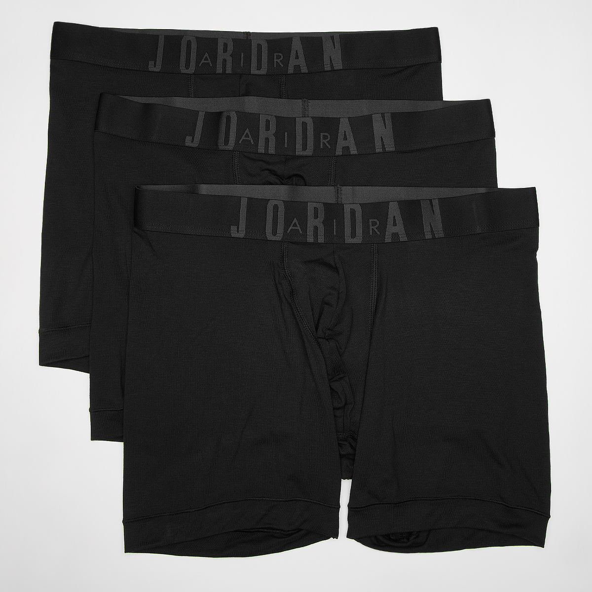 flight modal boxer brief (3 pack), jordan, apparel, black, taille: s