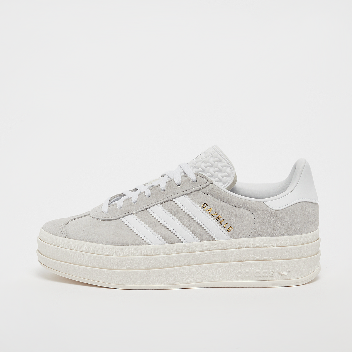Sneaker Gazelle Bold W, adidas Originals, Footwear, grey two/ftwr white/core white, taille: 38