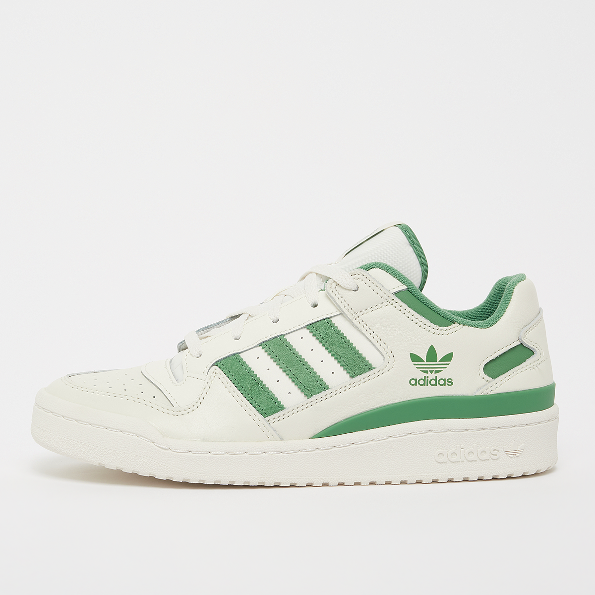 Sneaker Forum Low CL, adidas Originals, Footwear, cloud white/preloved green/cloud white, taille: 42