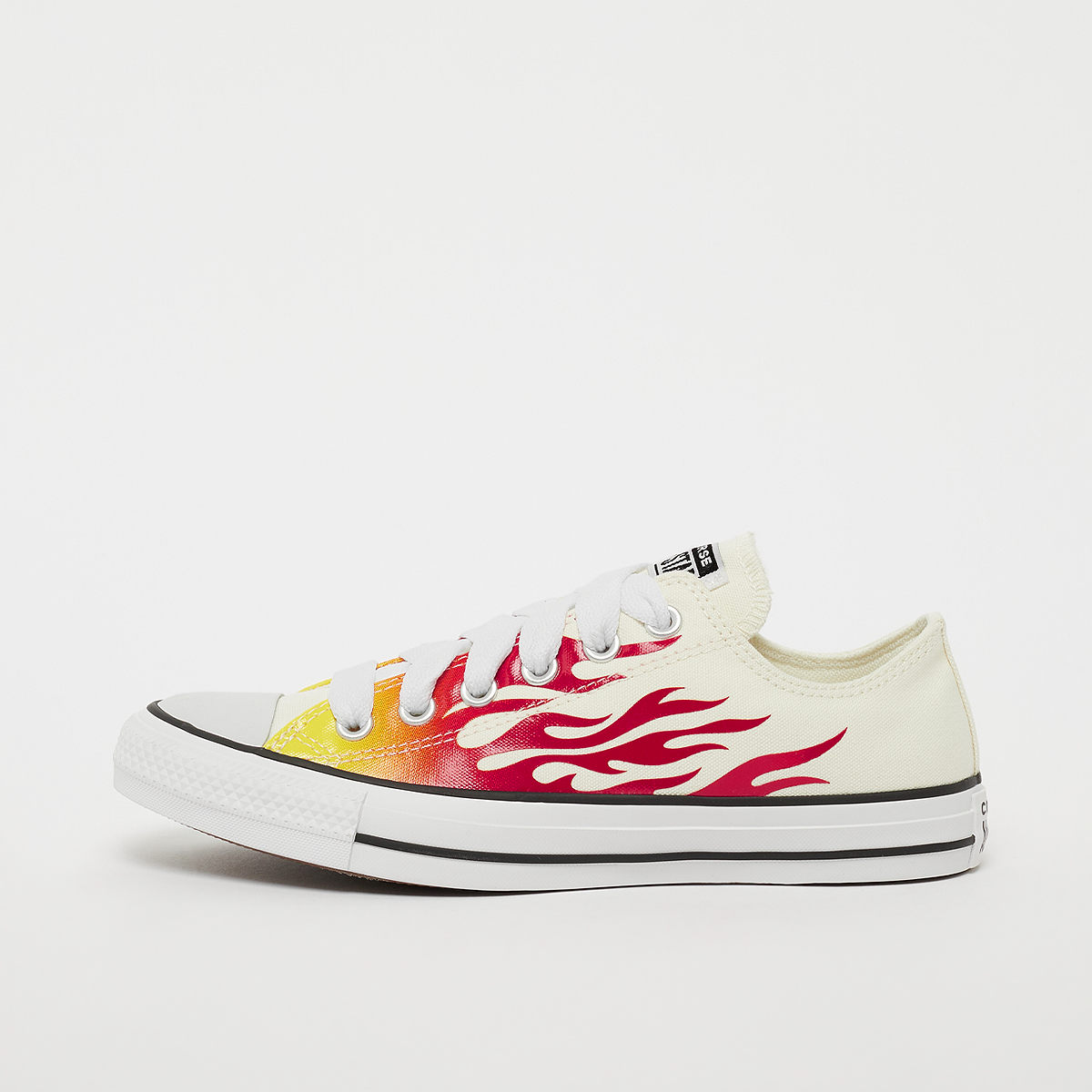 Chuck Taylor All Star, Converse, Footwear, egret/enamel red/fresh yellow, taille: 37