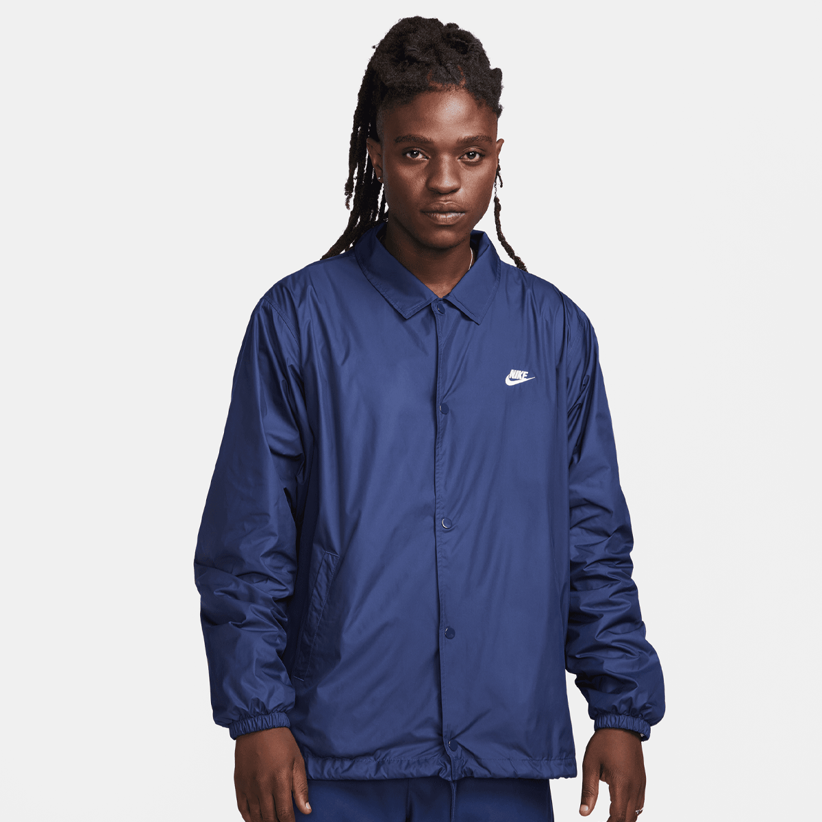Club Coaches Jacket, NIKE, Apparel, midnight navy/white, taille: S
