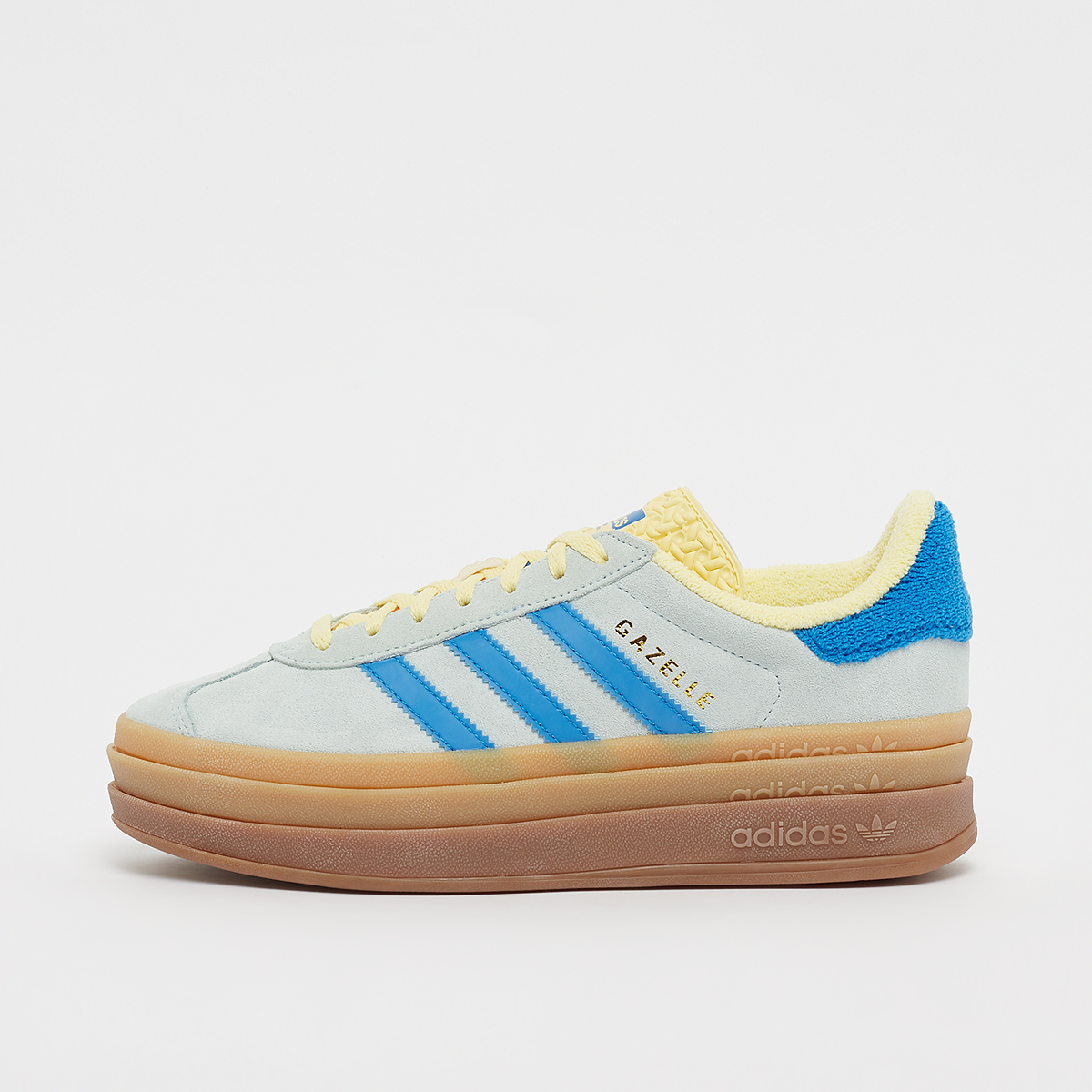 Sneaker Gazelle Bold W, adidas Originals, Footwear, almost blue/bright blue/almost yellow, taille: 40