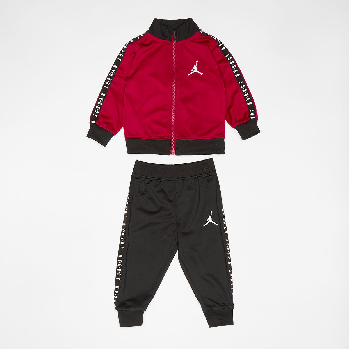 Junior Tricot Jacket and Pants Set, JORDAN, Apparel, black/gym red, taille: 12 m