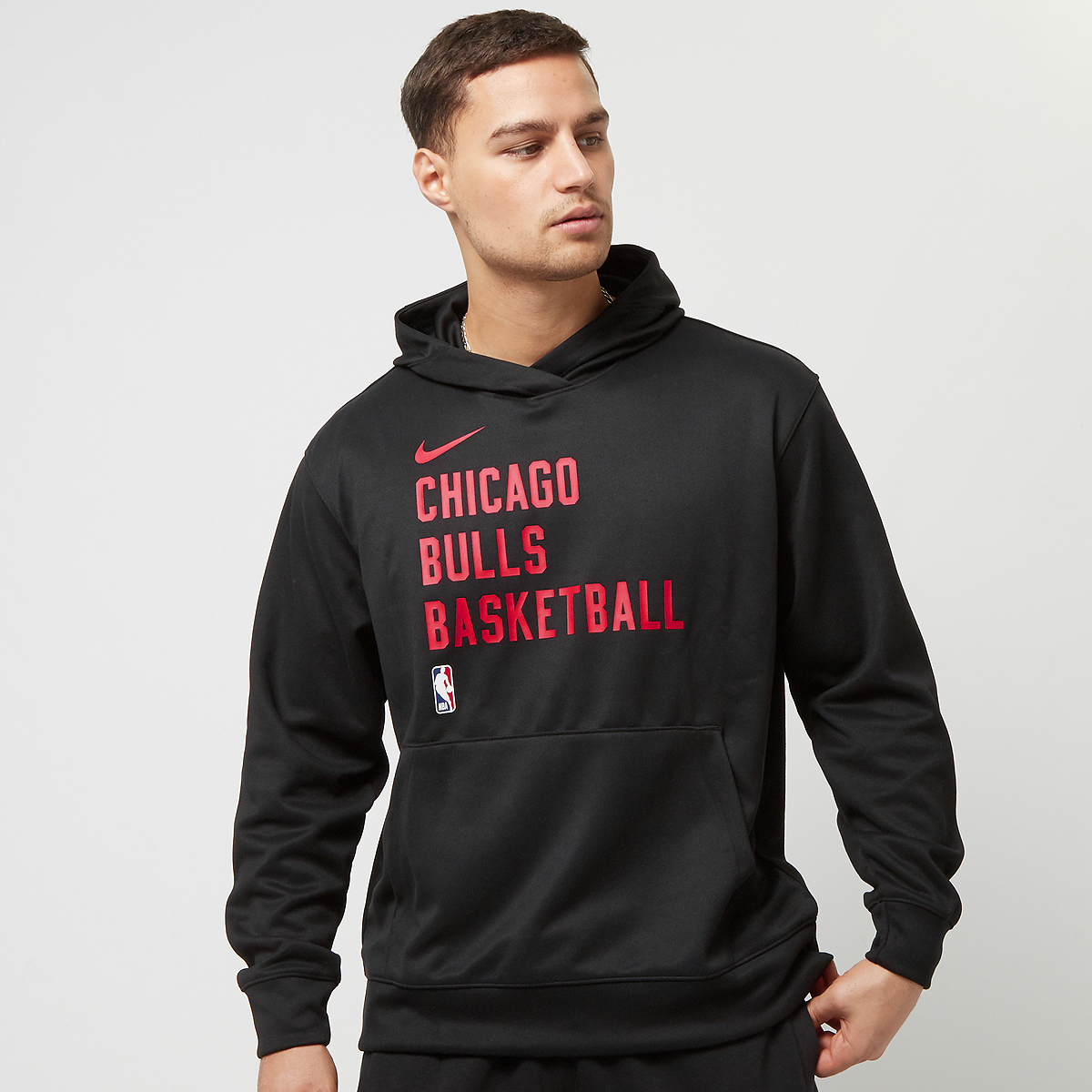NBA Chicago Dri-Fit Spotlight Pullover Hoody, NIKE, Apparel, black/university red, taille: L