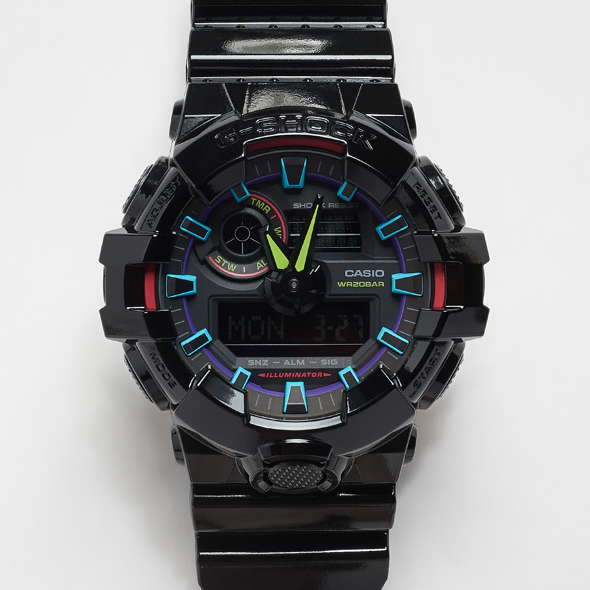 GA-700RGB-1AER, G-Shock, Bags, multicolor, taille: one size
