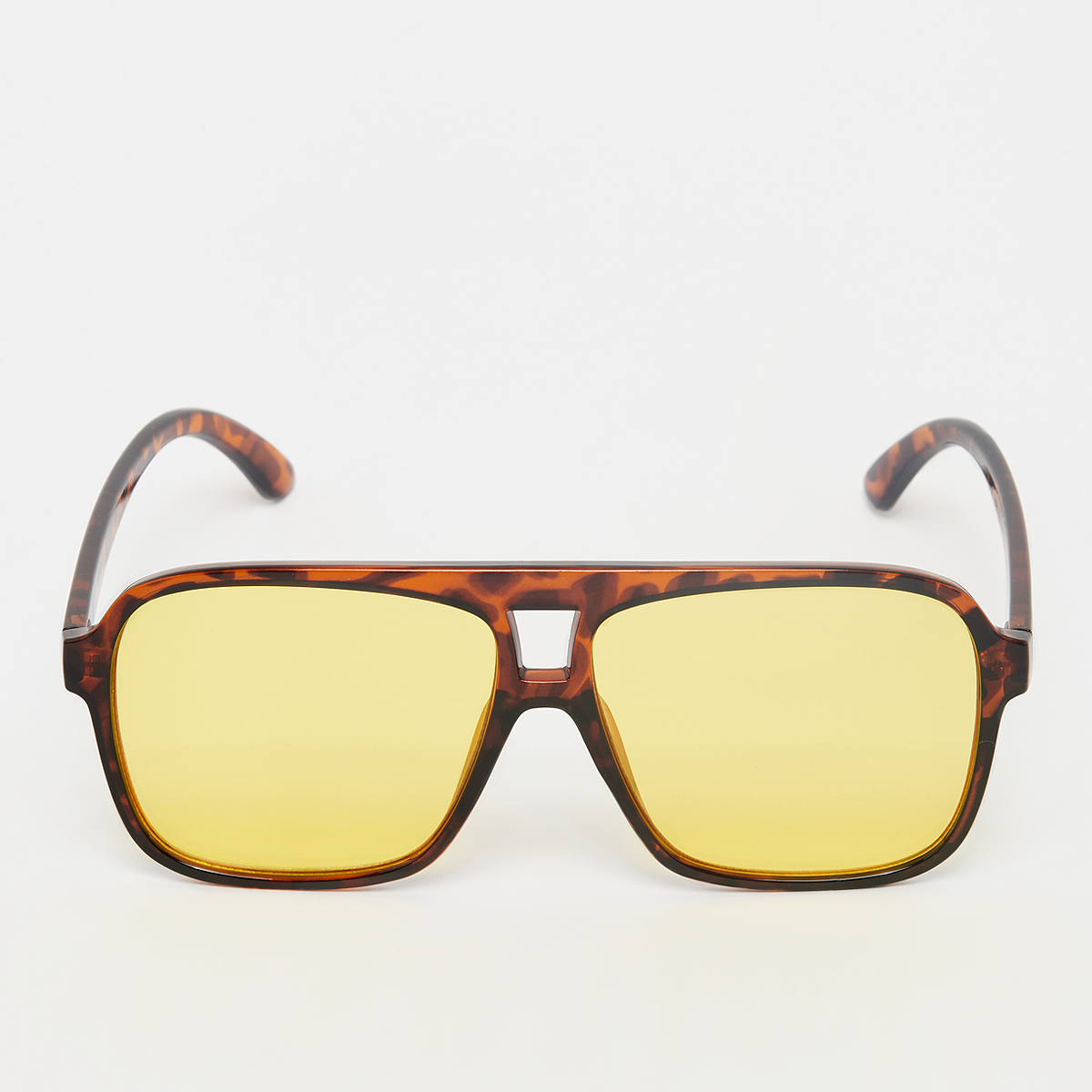 lunettes de soleil aviateur - jaune, brune