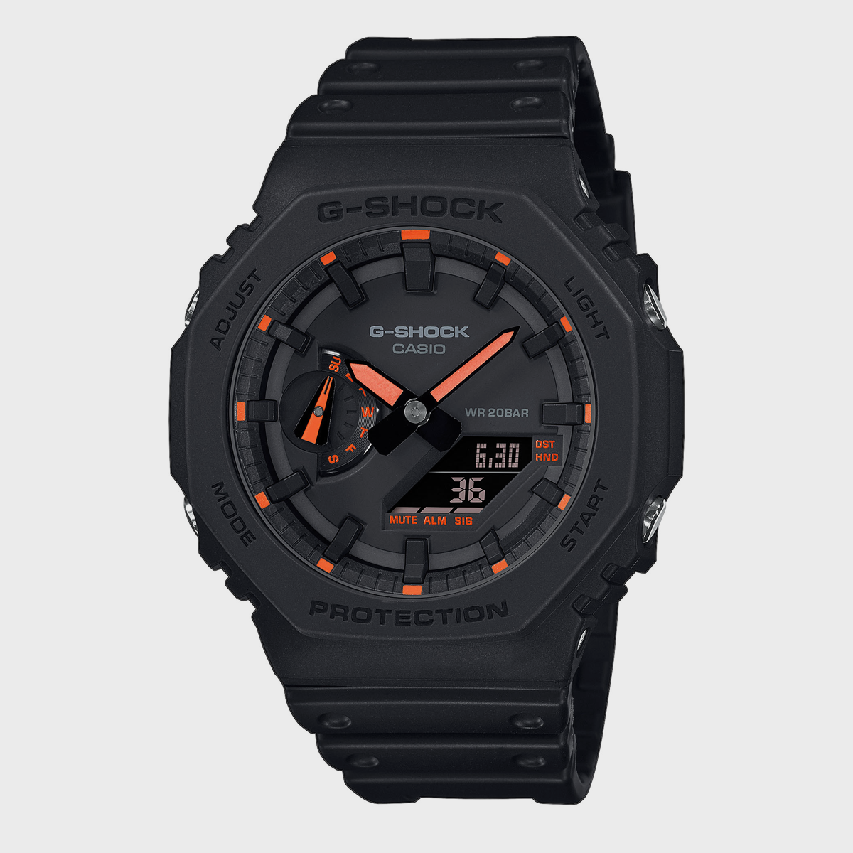 Utility Black GA-2100-1A4ER, G-Shock, Bags, black, taille: one size