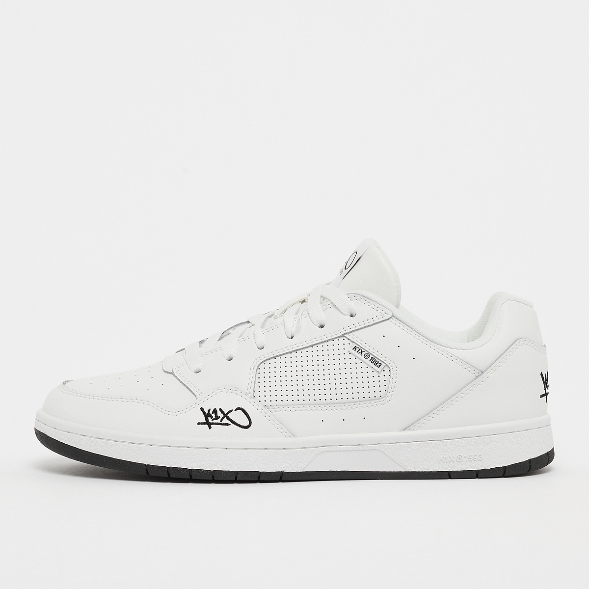 k1x sweep low, sneakers, homme, white/black, taille: 43, tailles disponibles:41,42,42.5,44,44.5,45