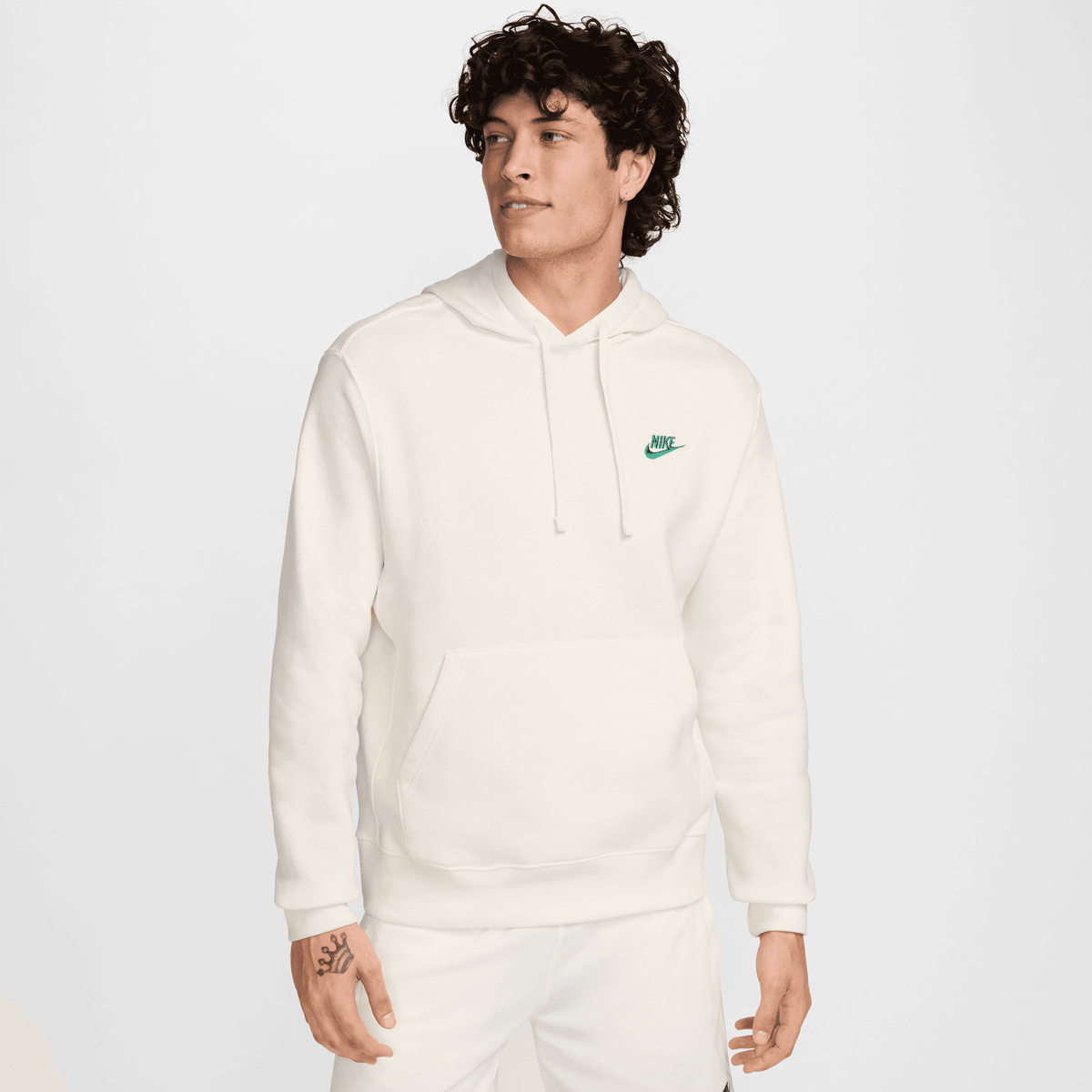 Sportswear Club Hoodie Pullover, NIKE, Apparel, sail, taille: XS