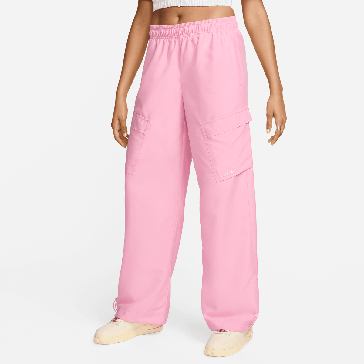 Sportswear Woven Cargo Pants, NIKE, Apparel, pink rise, taille: XS