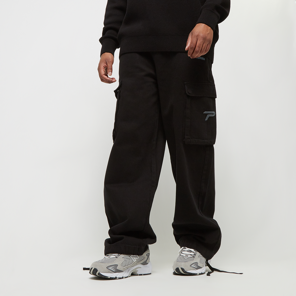 pegador paden wide cargo pants, pantalons cargo, homme, black, taille: xl, tailles disponibles:xl